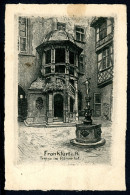 AK Frankfurt/ Main Radierung Treppe Im Römerhof 1919 Gebraucht #HK057 - Otros & Sin Clasificación