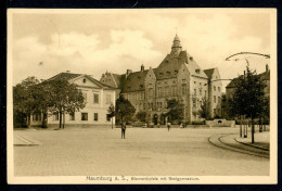 AK Naumburg/ Saale Bismarckplatz Mit Realgymnasium 1910 Gebraucht #HS099 - Sonstige & Ohne Zuordnung
