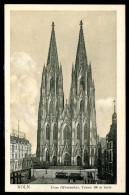 AK Köln Kölner Dom Westseite 1914 Gebraucht #HO506 - Autres & Non Classés