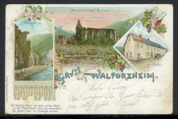 AK Walporzheim, Landkreis Ahrweiler Bunte Kuh, Marienthal Ruine 1899 Gebraucht #JJ497 - Andere & Zonder Classificatie
