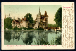 AK Budapest, Ungarn Burg Vajda-Hunyad Im Stadtwäldchen 1901 Gebraucht #HU263 - Ungarn