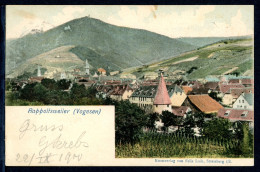 AK Rappotsweiler (Ribeauvillé), Elsaß Dorfpanorama 1900 Gebraucht #HU257 - Andere & Zonder Classificatie