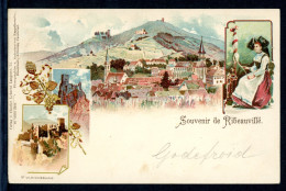 AK Ribeauvillé (Rappotsweiler), Elsaß St. Ulrichsburg, Panorama 1899 Gebraucht #HU307 - Autres & Non Classés