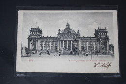 AK Berlin Reichstagsgebäude Mit Bismarckdenkmal 1903 Gebraucht #PL686 - Other & Unclassified