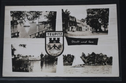 AK Teupitz Mehrbildkarte - Stadt Und See 1962 Gebraucht #PL627 - Other & Unclassified