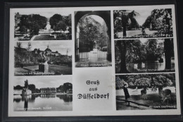 AK Düsseldorf Mehrbildkarte (Königsallee, Wildpark Usw.) 1949 Gebraucht #PL643 - Autres & Non Classés