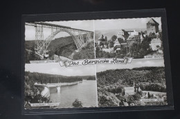 AK Bergisches Land Mehrbildkarte (Müngstener Brücke Usw.) 1958 Gebraucht #PL796 - Autres & Non Classés