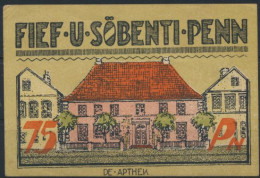 Notgeldschein Stadt Bredstedt 75 Pfennig 1922 - Other & Unclassified