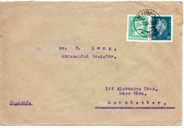 64426 - Deutsches Reich - 1929 - 20Pfg Ebert MiF A Bf MEISSEN -> Grossbritannien - Briefe U. Dokumente