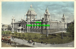 R584579 Belfast. City Hall. Valentine. Carbo Colour. 1957 - Welt