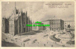 R584586 Milano. Hotel Metropole. Seul Hotel Sur La Place Du Dome En Proximite Du - Welt