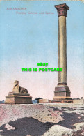 R586002 Alexandria. Pompey Column And Sphinx. Cairo Postcard Trust. Serie 651 - Monde