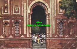 R584625 Delhi. The Kutub Minar Ala Ood Dins Tomb. Tuck. Oilette. Wide Wide World - Monde