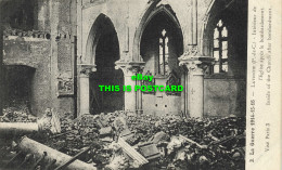 R584635 Laventie. Inside Of The Church After Bombardment. R. Pruvost. 1914 - Monde