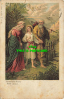 R586021 Joseph And Mary With Jesus. Knight Series No. 510. 1905 - Monde
