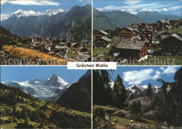 11694929 Graechen VS Panorama Ortsansicht Landschaftsaufnahme Graechen - Autres & Non Classés