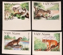 Vietnam Viet Nam MNH Imperf Stamps 1997 : Animals In Cat Ba National Park / Civet / Otter / Squirrel / Wild Cat (Ms753) - Viêt-Nam