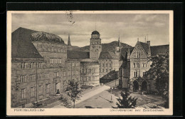 AK Freiburg I. Br., Universität Mit Bibliothek  - Freiburg I. Br.