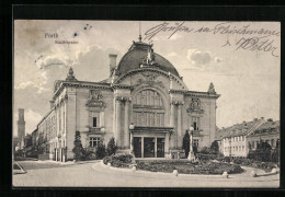 AK Fürth I. B., Das Stadttheater  - Teatro