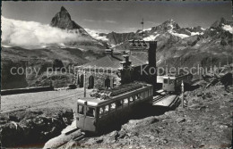 11677849 Zermatt VS Gornergrat Station Mit Matterhorn  - Sonstige & Ohne Zuordnung