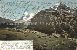 11677729 Muerren BE Mit Eiger Moench Jungfrau Muerren - Otros & Sin Clasificación