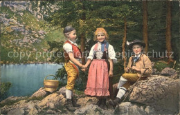 11677249 Schwellbrunn Kinder In Appenzeller Tracht Schwellbrunn - Sonstige & Ohne Zuordnung