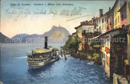11672269 Gandria Lago Di Lugano Schiff Haeuser Monte S. Salvatore Gandria - Autres & Non Classés