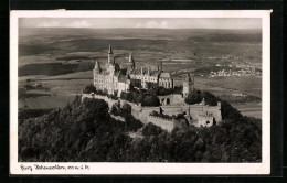 AK Burg Hohenzollern, Ansicht Aus Der Vogelschau  - Autres & Non Classés
