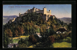 AK Salzburg, Festung Hohensalzburg Im Herbst  - Autres & Non Classés