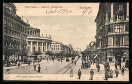 AK Budapest, Waitzner Bouleward  - Ungarn
