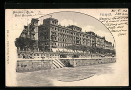 AK Budapest, Hotel Hungaria Am Wasser  - Hongrie