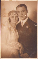 Bride And Bridegroom, Photo Ca 1930s  P1068 - Personnes Anonymes