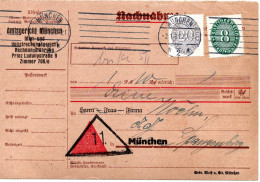 64443 - Deutsches Reich / Dienst - 1931 - 20Pfg Dienst MiF A OrtsNN-Kte MUENCHEN - Oficial
