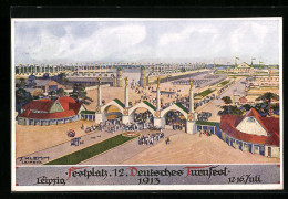 AK Leipzig, Turnfest 1913, Festplatz, Gesamtansicht  - Otros & Sin Clasificación