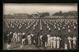 AK Leipzig, Deutsches Arbeiter Turn- Und Sportfest 1922, Formations-Vorführung Vor Publikum  - Other & Unclassified