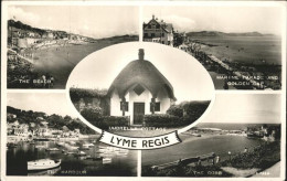 11250620 Lyme Regis Umbrella Cottage Harbour Beach Golden Cap West Dorset - Sonstige & Ohne Zuordnung