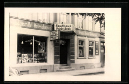 Foto-AK Solingen, Geschäft Friedrich Grah, Kirchstrasse 4, Ca. 1940  - Solingen