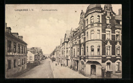 AK Lengenfeld I. V., Zwickaustrasse Mit Häusern  - Zwickau