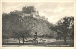 11250557 Edinburgh Castle Ross Fountain Edinburgh - Andere & Zonder Classificatie