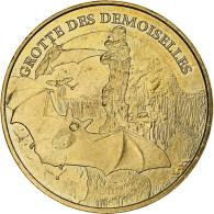 France, Jeton Touristique, Grotte Des Demoiselles, 2009, MDP, Or Nordique, SPL - Andere & Zonder Classificatie