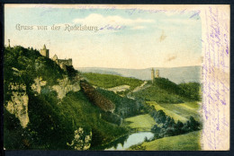AK Saaleck Burgenlandkreis Die Rudelsburg über Der Saale 04.08.1901 Gebraucht #HU349 - Autres & Non Classés