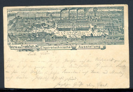 AK Frankfurt Elektrotechnische Ausstellung 1891 Gebraucht #JM151 - Otros & Sin Clasificación