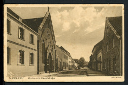 AK Neersen Kreis Viersen Hauptstrasse Mit Kirche 1940 Gebraucht #IU513 - Other & Unclassified