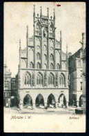 AK Münster/ Westfalen Rathaus 1905 Gebraucht #HC062 - Autres & Non Classés