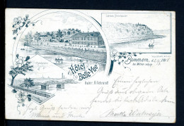 AK Bommern, Stadt Witten Hotel Bellevue, Schloss Steinhausen 1897 Gebraucht #HB432 - Autres & Non Classés