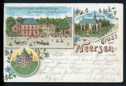 AK Neersen Kreis Viersen Schankwirtschaft W. Berger, Klein Jerusalem 1902 Gebraucht #IU525 - Autres & Non Classés