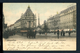 AK Bruxelles - Belgien La Place De Brouckère 1900 Gebraucht #HB437 - Autres & Non Classés