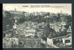 AK Luxemburg-Stadt Blick Auf Grund- Und Oberstadt 1908 Gebraucht #HC138 - Autres & Non Classés