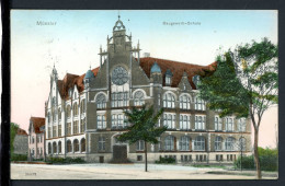 AK Münster/ Westfalen Baugewerk-Schule 1908 Gebraucht #HB496 - Autres & Non Classés