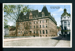AK Luxemburg-Stadt Hauptpostamt 1930 Gebraucht #HE606 - Autres & Non Classés